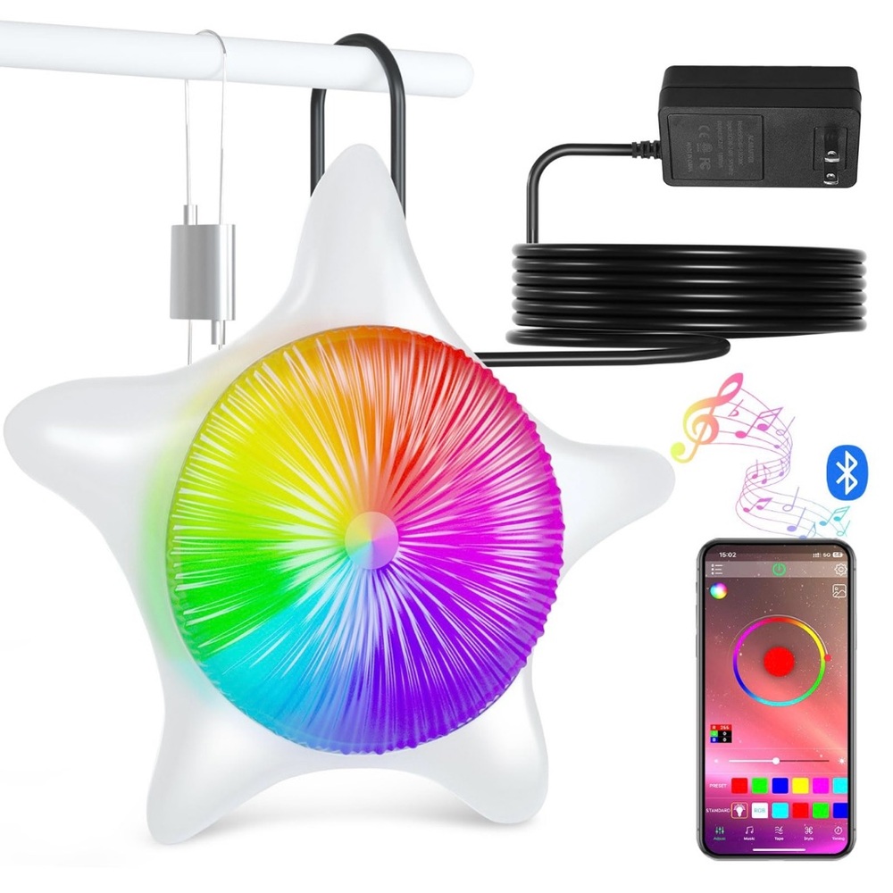 Star-Shaped Bluetooth LED Light